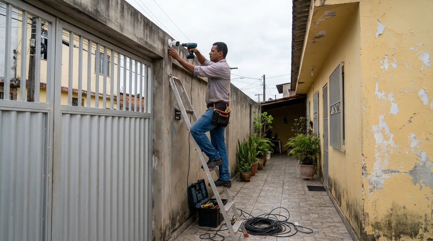 Instalacao de cameras de seguranca profissional em Recife‑PE