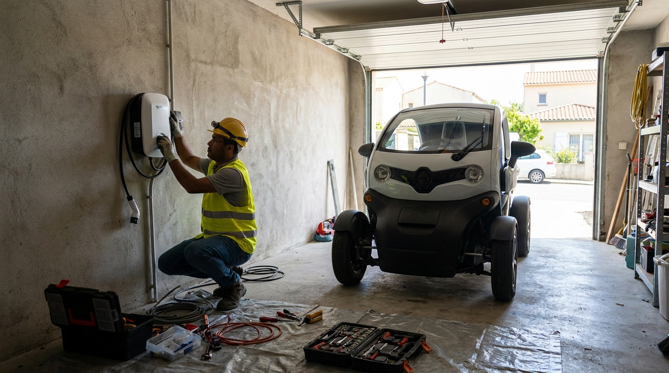 Instalacao de carregador de carro eletrico profissional em Recife‑PE