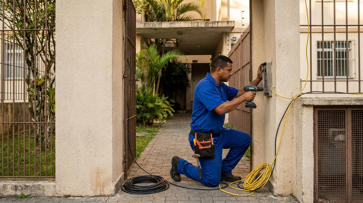 Instalacao de interfone profissional em Recife‑PE