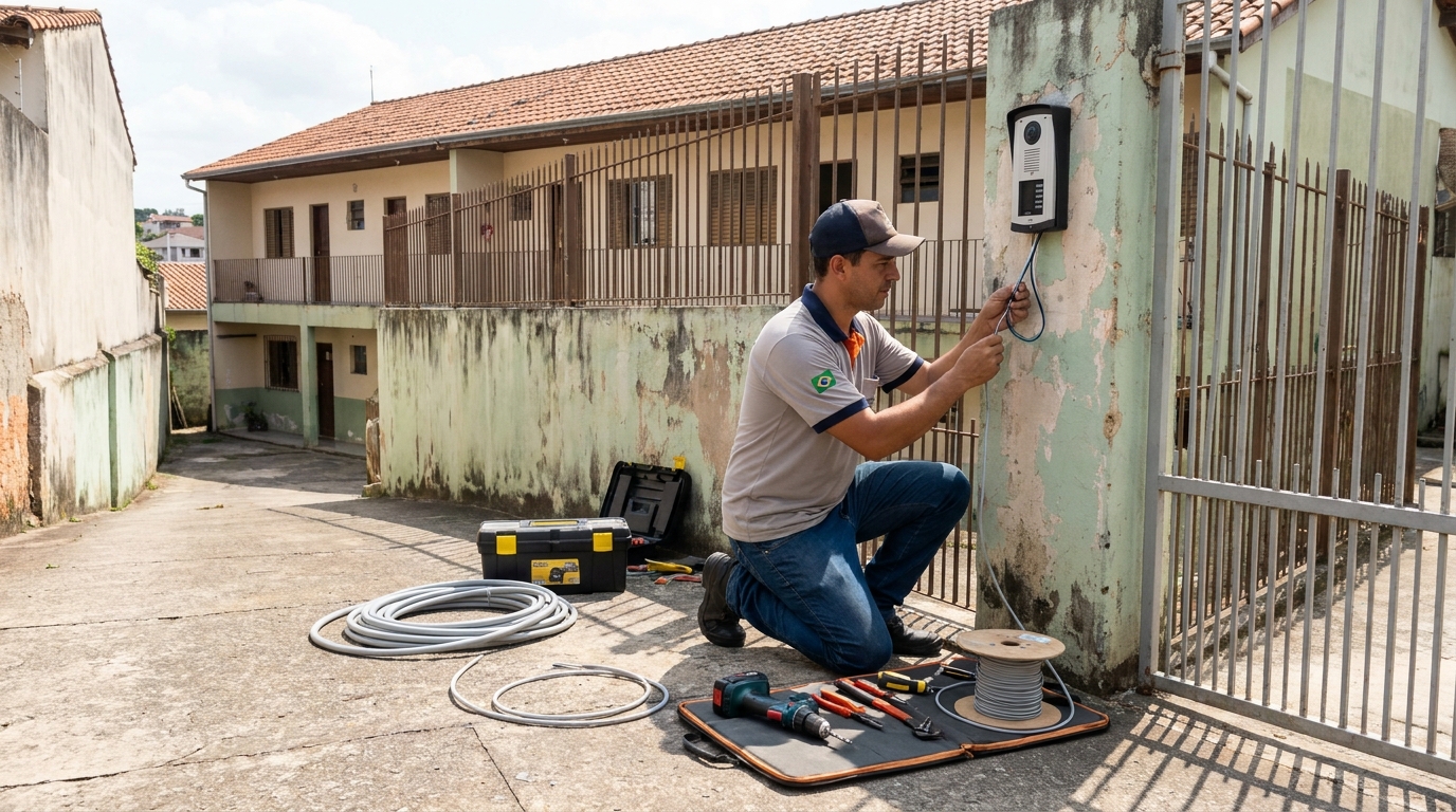 Instalacao de interfone residencial em Recife‑PE