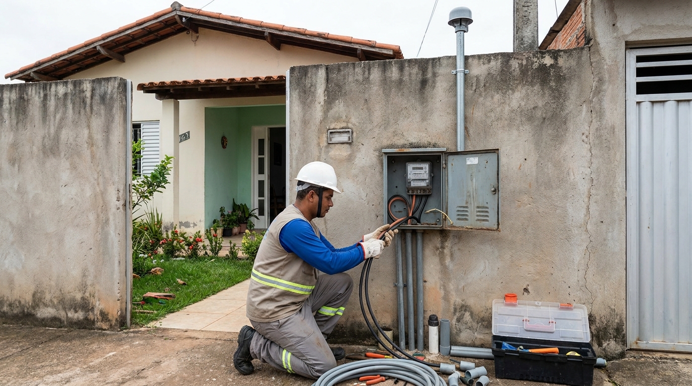 Instalacao de padrao de energia em Recife‑PE