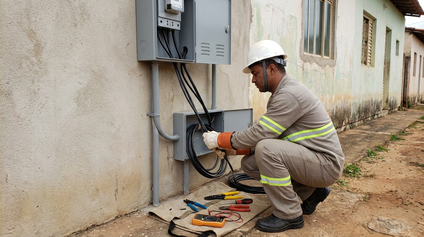 Troca de padrao de energia em Belém‑PA